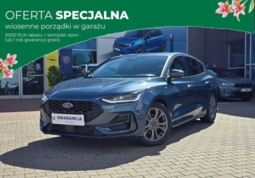 Ford Focus IV Hatchback Facelifting 1.0 EcoBoost 125KM 2024 Ford Focus 1.0 Ecoboost Hybrid 125KM ST-Line X Salon PL VAT 23 Gwarancja, zdjęcie 1