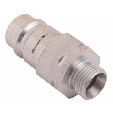 Szybkozłącze hydrauliczne wtyczka z eliminatorem ciśnienia M18x1.5 gwint ze