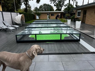 Крыша бассейна, бассейн, 420 x 850 x 65 см - Системные покрытия