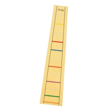 4/4 3/4 1/2 1/4 1/8 Wiolonczela Viola Fret Marker Naklejka Początkujący 4-4