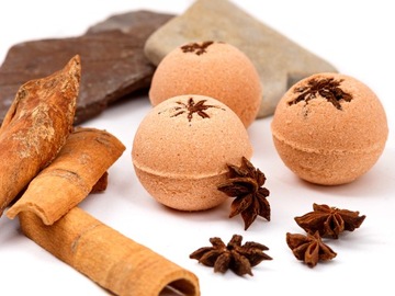 ШАРИКИ ДЛЯ ВАННЫ ПОВЯЗКА ИМБИРЬ КОРИЦА ПРИРОДА