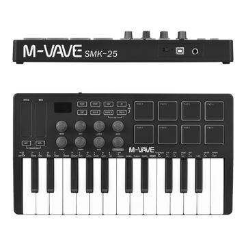 M-VAVE 25-Key MIDI Control Keyboard Mini Portable