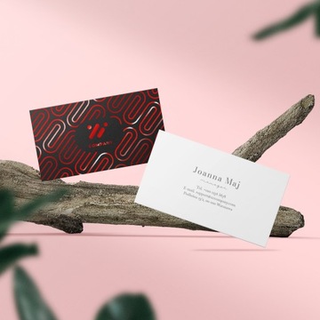 Визитки позолоченные, мягкая фольга + красное золото, 500 штук + дизайн