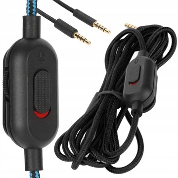 KABEL PRZEWÓD DO SŁUCHAWEK DLA LOGITECH G PRO/G PRO X/G433/G233 REGULACJĄ