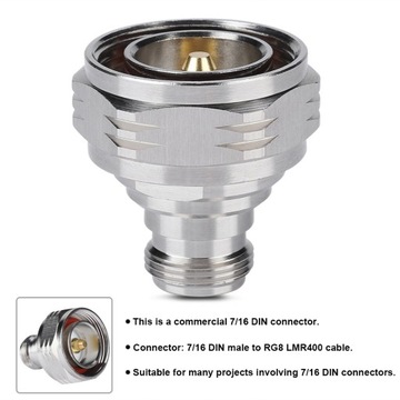 1 шт. L29 7/16 DIN RF Plug RG8 RG213 Адаптер для