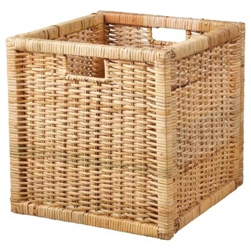IKEA BRANAS KOSZ PUDEŁKO RATTAN 32X34X32 CM