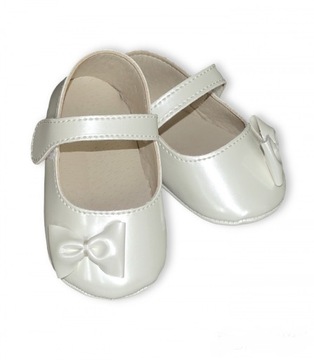 Элегантные лаковые туфли для крещения, 9 см.