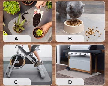 ЗАЩИТНЫЙ КОВРИК ПОД СТУЛ ОФИСНЫЙ СТУЛ ДЛЯ НАПОЛЬНОГО СТОЛИКА 100х70см