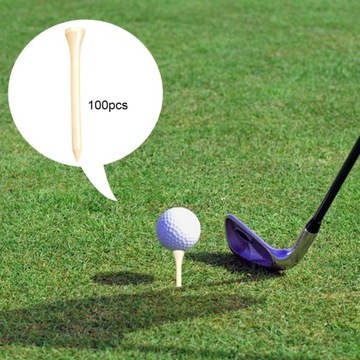 100 шт деревянные футболки для гольфа оптом для игроков на заднем дворе тренировочного поля для гольфа 70 мм