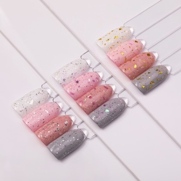 ГИБРИДНЫЙ ТОП NO WIPE WHITE GLITTER LOUIS SHIMMER NTN 5g