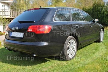 СПОЙЛЕР ДИФФУЗОР AUDI A6 C6 AVANT 05-09 TFB ТЮНИНГ