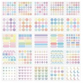NAKLEJKI OZDOBNE DEKORACYJNE SCRAPBOOKING GROSZKI