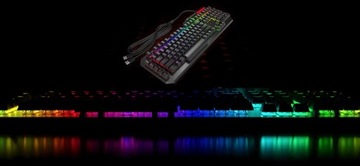 ИГРОВАЯ КЛАВИАТУРА, ПОДСВЕТКА ДЛЯ ИГРЫ, ТИХИЙ RGB-светодиод, ХОРОШАЯ МЕХАНИЧЕСКАЯ ТЕХНИКА