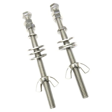 2Pcs Diving Butterfly Wing Nuts Screws Durable