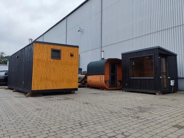 Сауна на террасе Современная сауна LOFT 2,5 м. НЕМЕДЛЕННО