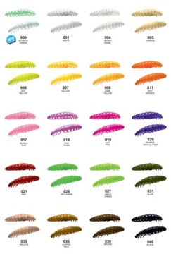 Libra Lures Guma Larva 35mm Mix ser 12szt