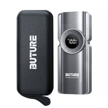URZĄDZENIE ROZRUCHOWE BOOSTER POWERBANK KOMPRESOR JUMP STARTER 12V 2500A