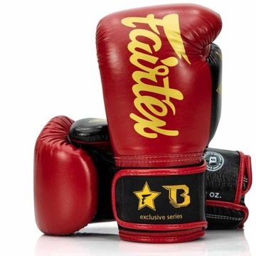 Rękawice bokserskie FAIRTEX FXB BG V2 (red/black) [Waga 12 oz]