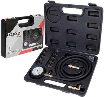 YATO MIERNIK CIŚNIENIA OLEJU 0-140 PSI 12 SZTUK PRÓBNIK TESTER YT-73031