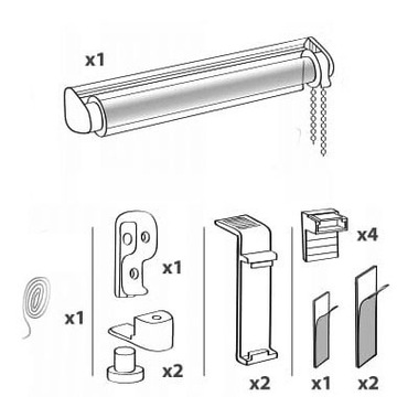 Неинвазивные рулонные шторы «день-ночь» - ПОПУЛЯРНЫЕ ЦВЕТА