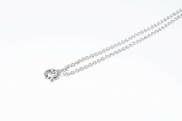 Серебряное колье с бриллиантами 0,05 карата