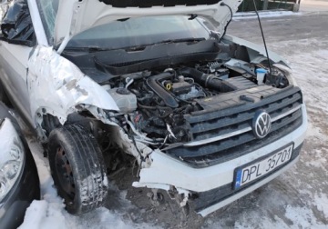 Volkswagen T-Cross SUV 1.0 TSI 95KM 2021 Volkswagen T-Cross 2021r, SALON POLSKA. 1.0 TSI. Uszkodzony prawy przod i, zdjęcie 21