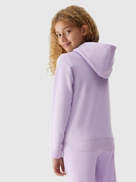 4F СВИТШОТ С КАПЮШОНОМ ДЛЯ ДЕВОЧЕК, ДЕТСКАЯ КУРТКА