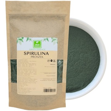 SPIRULINA PROSZEK Naturalna 250g Algi MORSKIE Źródło Białka ODPORNOŚĆ