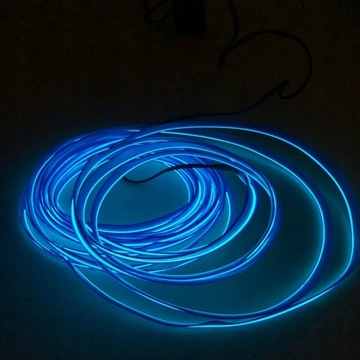 Комплект из 5 светодиодов RGB окружающего освещения автомобиля, 6 м