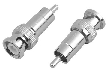 Przejście adapter wtyk BNC - wtyk RCA cincz (2193)