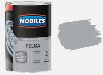 Emalia Nobiles farba do felg 1L srebrna
