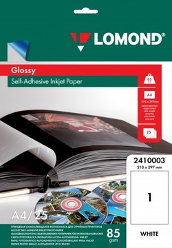PHOTO PAPIER SAMOPRZYLEPNY A4 BŁYSK 25szt
