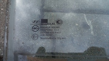 SKLO (OKNO) DVEŘE PRAVÝ PŘEDNÍ HYUNDAI MATRIX 1.5CRDI 03R