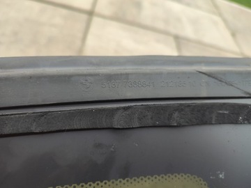 Кузов заднее правое боковое стекло BMW X3 G01