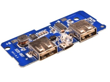 Модуль зарядного устройства Power Bank 2xUSB 5V 2A DIV Li-Ion Li-pol