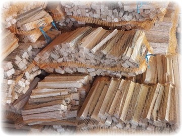 Rozpałka drewno rozpałkowe podpałka suche MIX 30 kg