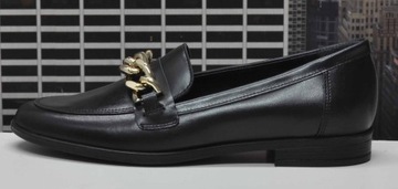 RYŁKO K2R32_D_313 ЧЕРНЫЕ МОКАСИНЫ, размер 38