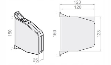 Zwijacz ANTRACYT na TAŚMĘ / PASEK DO ROLET ZEWNĘTRZNYCH PORTOS