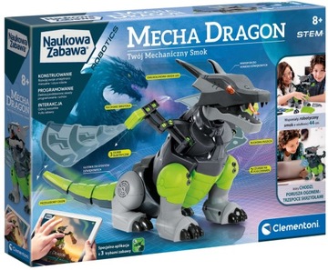MECHANICZNY SMOK Clementoni MECHA DRAGON Robotics 96 el.`