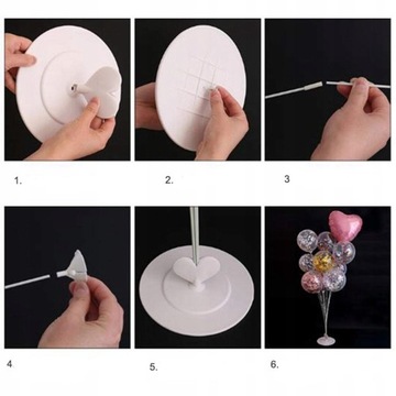 БОЛЬШАЯ ПОДСТАВКА ДЛЯ ШАРОВ, ВЫСОКАЯ СТОЙКА на 11 воздушных шаров