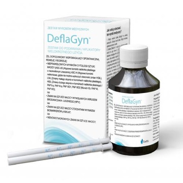 DEFLAGYN Zestaw wyrobów medycznych żel 2aplikatory