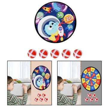 Kids Cloth Set with Sticky Balls, Self Adhesive