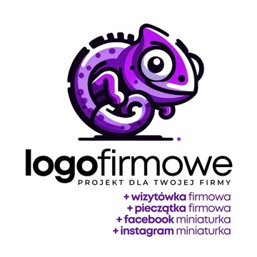 PROJEKT LOGA LOGO LOGOTYP FIRMY + WIZYTÓWKA FIRMOWA + PIECZĄTKA + FB + INS