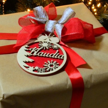 Елочные игрушки с логотипом компании, кулон, 100 шт.