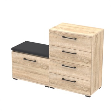 Zestaw 120x30D2AltS szafka na buty z siedziskiem