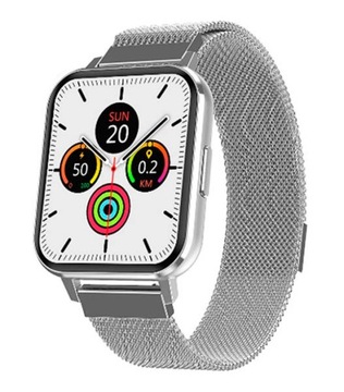 SMARTWATCH SMARTBAND ZEGAREK DAMSKI PL MENU SPORT MĘSKI WODOODPORNY OPASKA