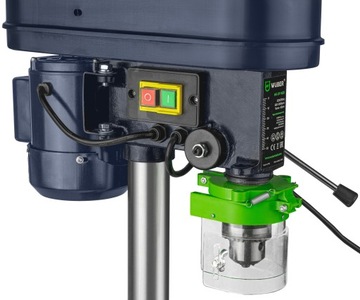 СВЕРЛИЛЬНЫЙ СТАНОК С КОЛОННЫМ СТОЛЕМ, МОЩНОСТЬ 1600ВТ, МОЩНЫЙ ЗАМОК + ТИСКИ