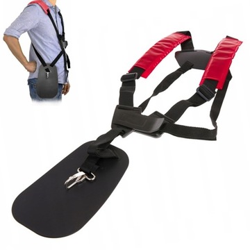 РУЧНАЯ ГАЗОНОКОСИЛКА С ДВОЙНЫМИ НАПЛЕЧНЫМИ РЕМНЯМИ