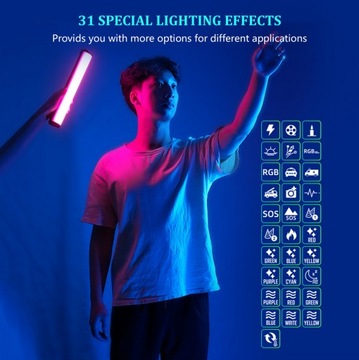 Светодиодный меч yongnunuo yn-30 Soft 2000-10000K + RGB
