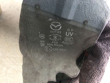 MAZDA 6 2013 -> SKLO (OKNO) DVEŘE PRAVÁ ZADNÍ